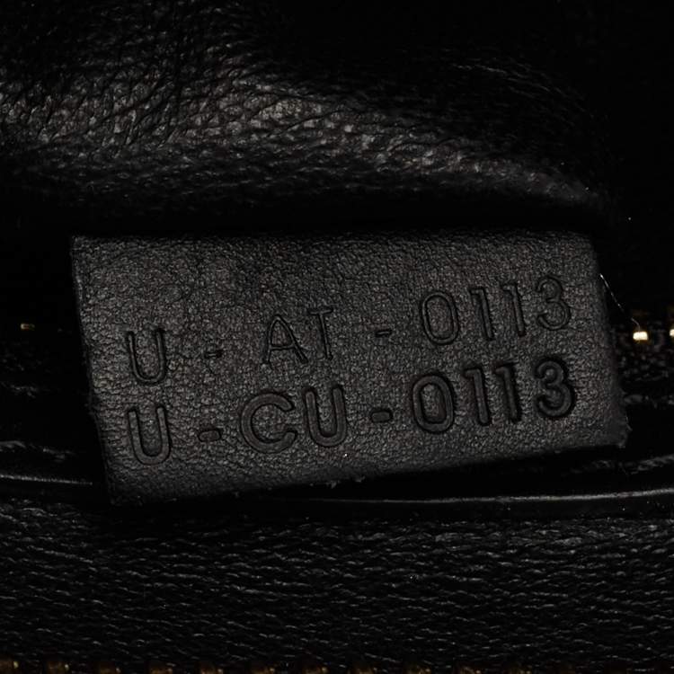 Pre Owned Celine Multicolor Nubuck Leather Mini Luggage Tote