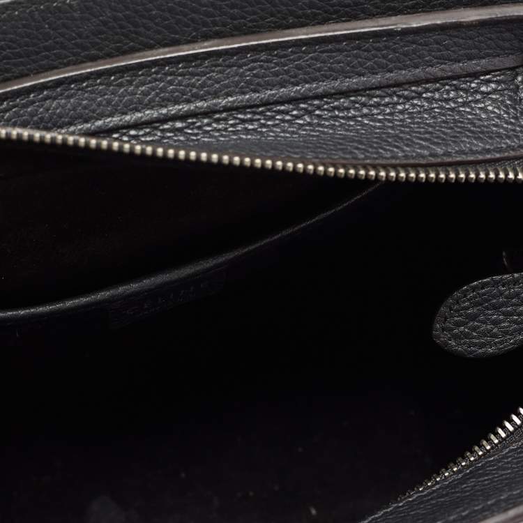 مملوكة مسبقًا Celine Black Leather Nano Luggage Tote