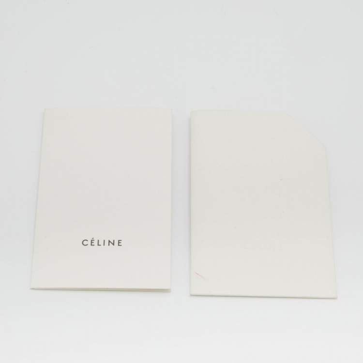 Pre Owned Celine Red Leather and Suede Large Trapeze Tote