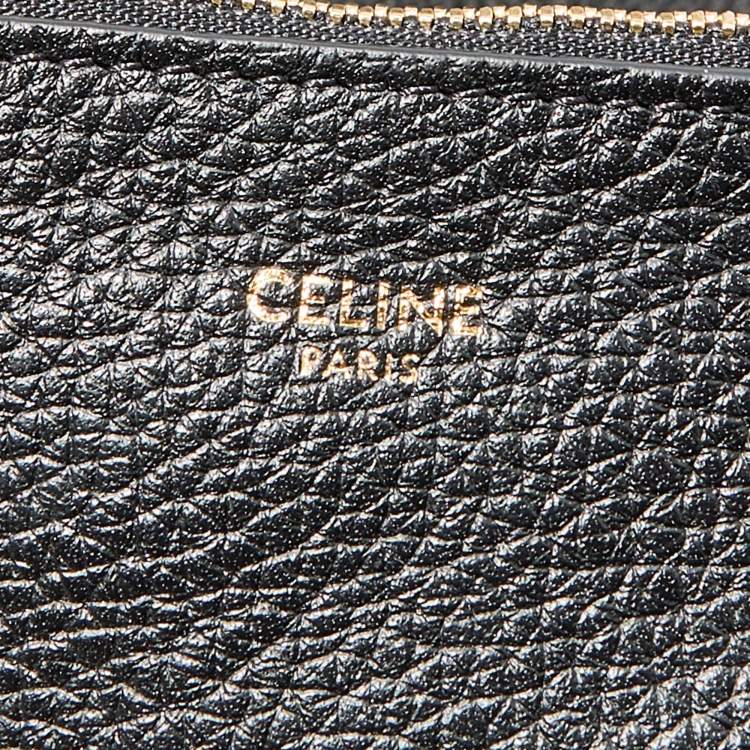 Pre Owned Celine Black Leather 16 Bucket Bag 