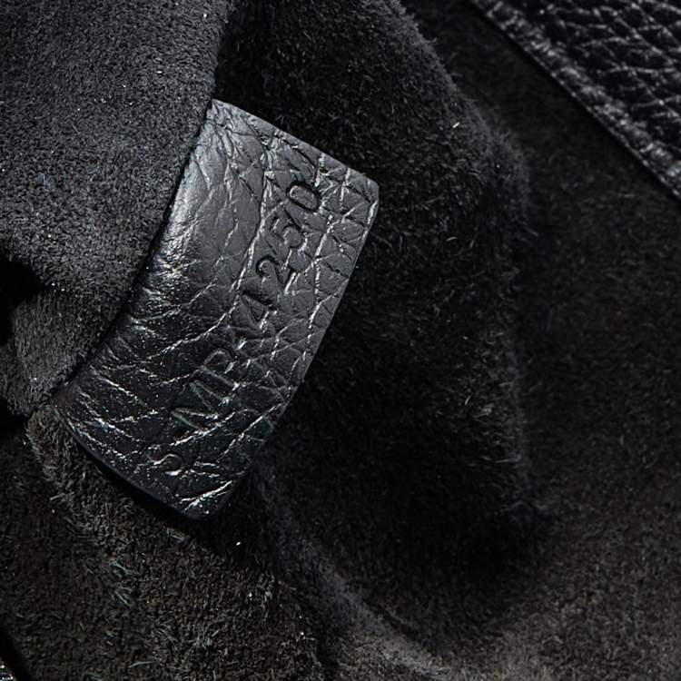 Pre Owned Celine Black Leather 16 Bucket Bag 