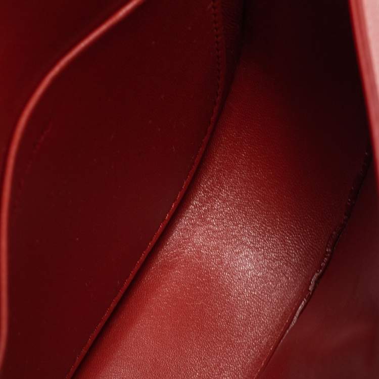 Pre Owned Celine Brown Leather Small Trotteur Crossbody Bag