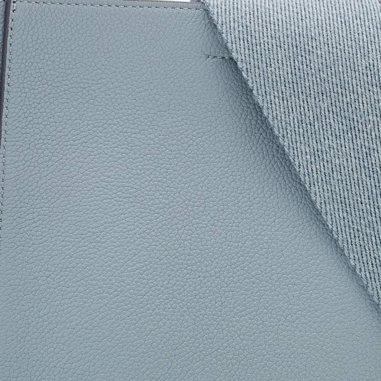Pre Owned Celine Grey Leather Small Sangle Bucket Bag