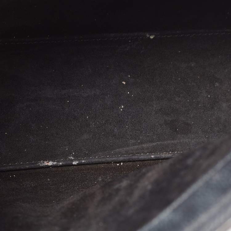 Pre Owned Céline Black Leather Nano Luggage Tote
