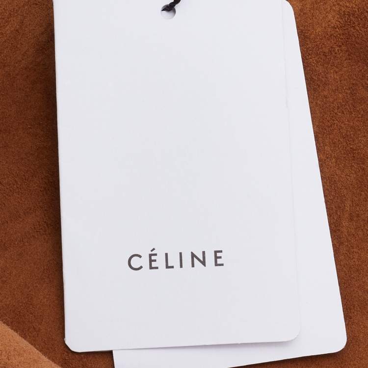 Pre Owned Celine Brown Leather Medium Cabas Phantom Tote