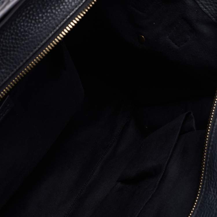 Pre Owned Céline Grey Leather Mini Luggage Tote