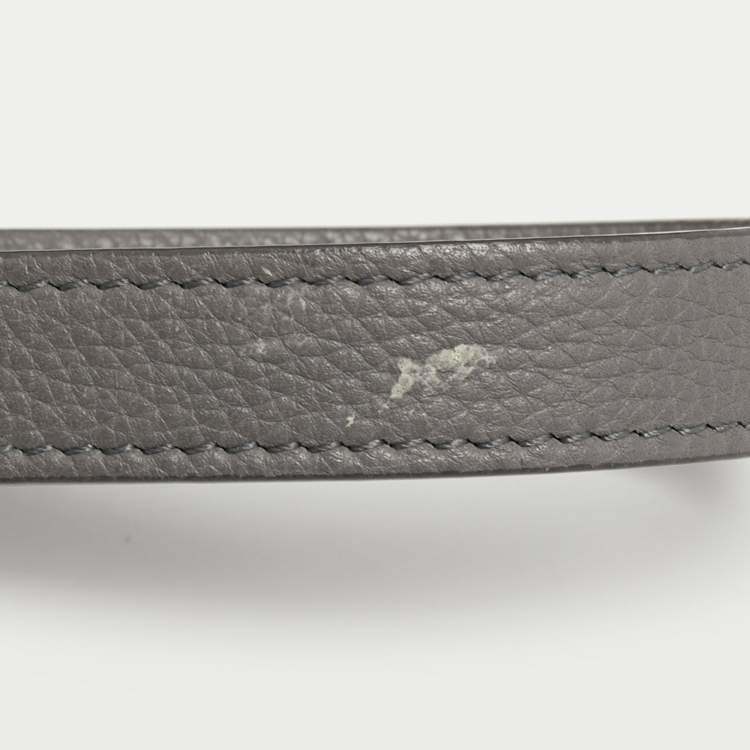 Pre Owned Celine Grey Leather Nano Luggage Tote