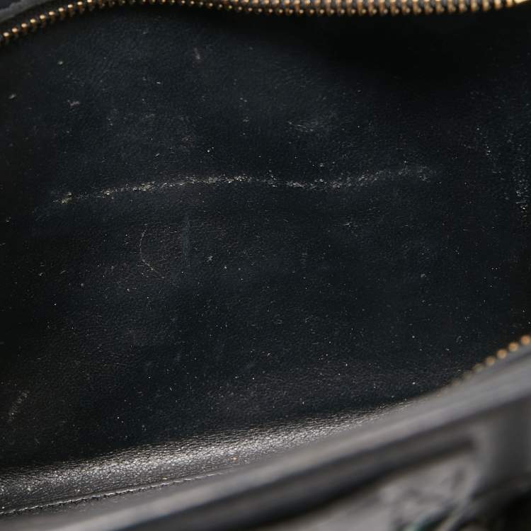 Pre Owned Céline Tri Color Leather and Python Nano Luggage Tote