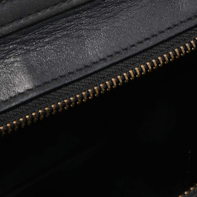 Pre Owned Céline Tri Color Leather and Python Nano Luggage Tote
