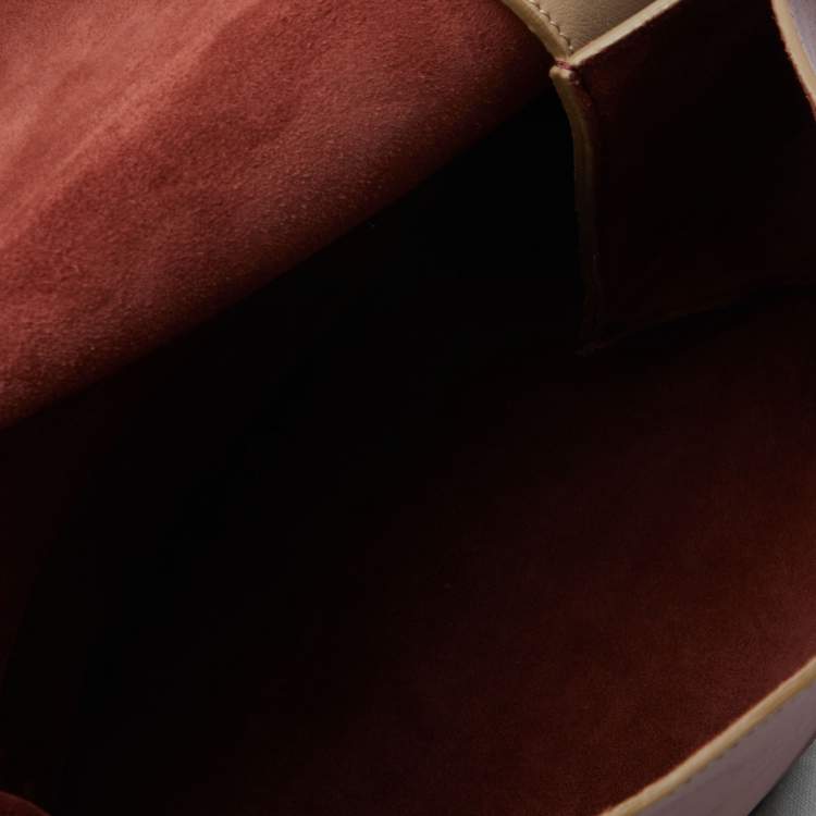 Pre Owned Celine Tri Color Leather All Soft Shoulder Bag