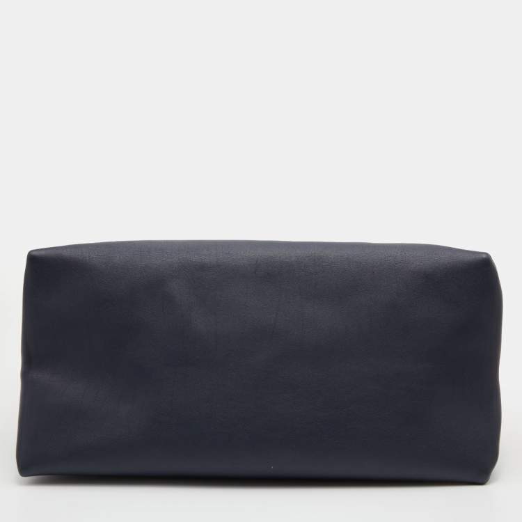 Pre Owned Celine Tri Color Leather All Soft Shoulder Bag