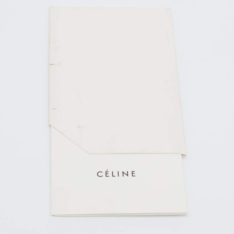 Pre Owned Celine Multicolor Leather and Suede Large Trapeze Top Handle Bag