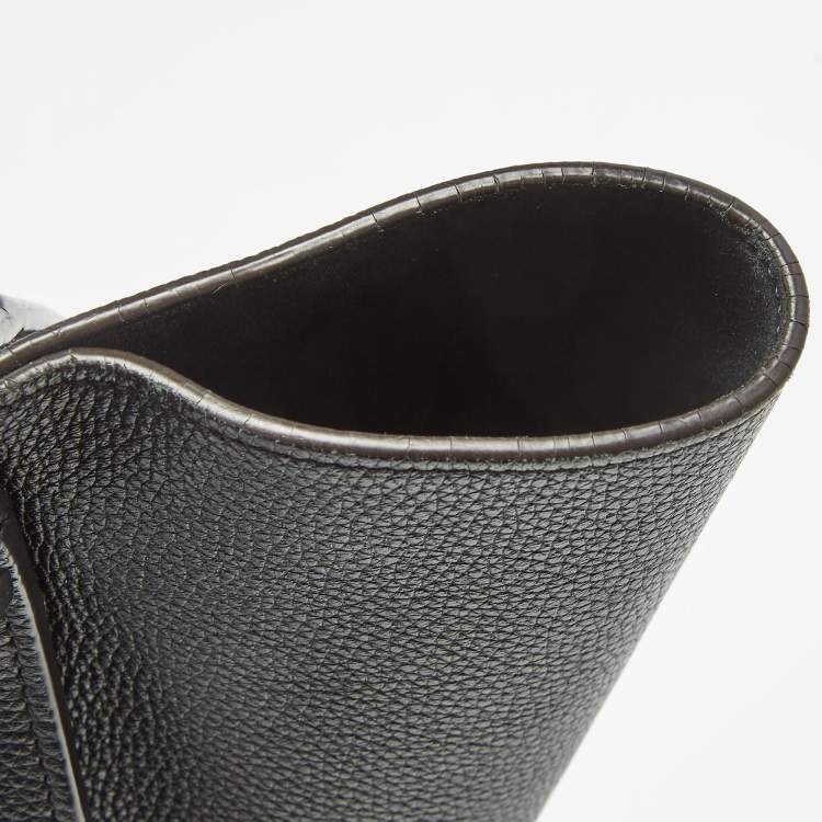 Pre Owned Celine Black Leather Mini Luggage Tote