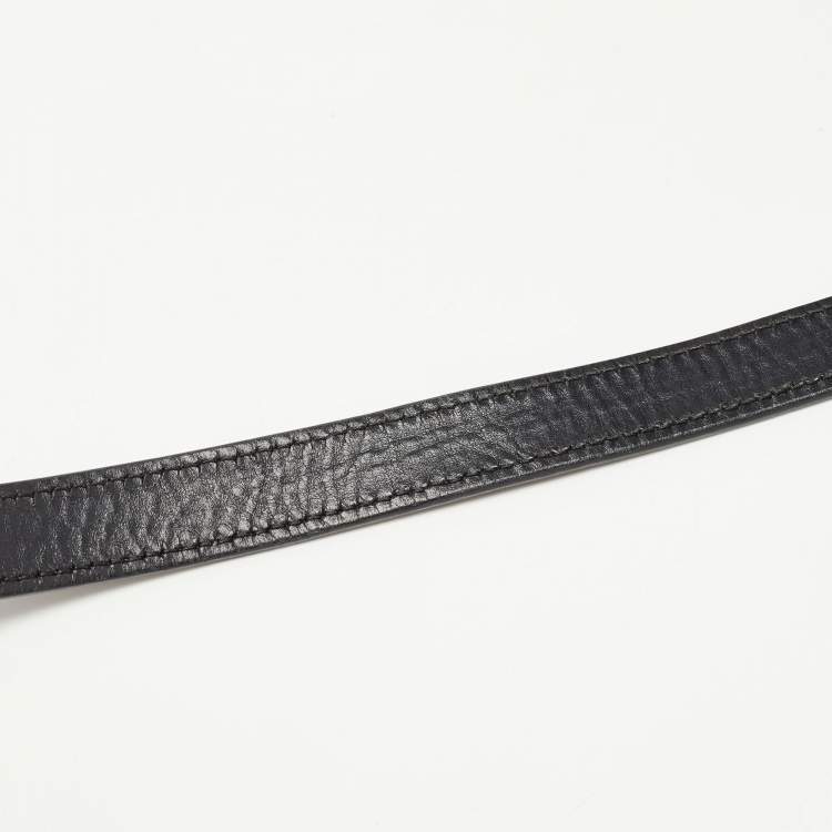 Pre Owned Céline Black Leather Nano Luggage Tote