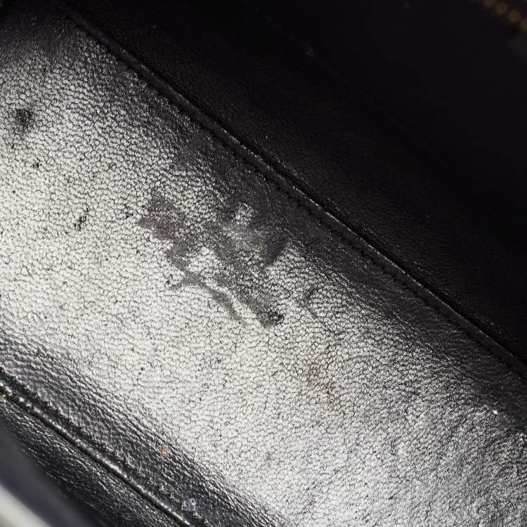 Pre Owned Céline Black Leather Nano Luggage Tote