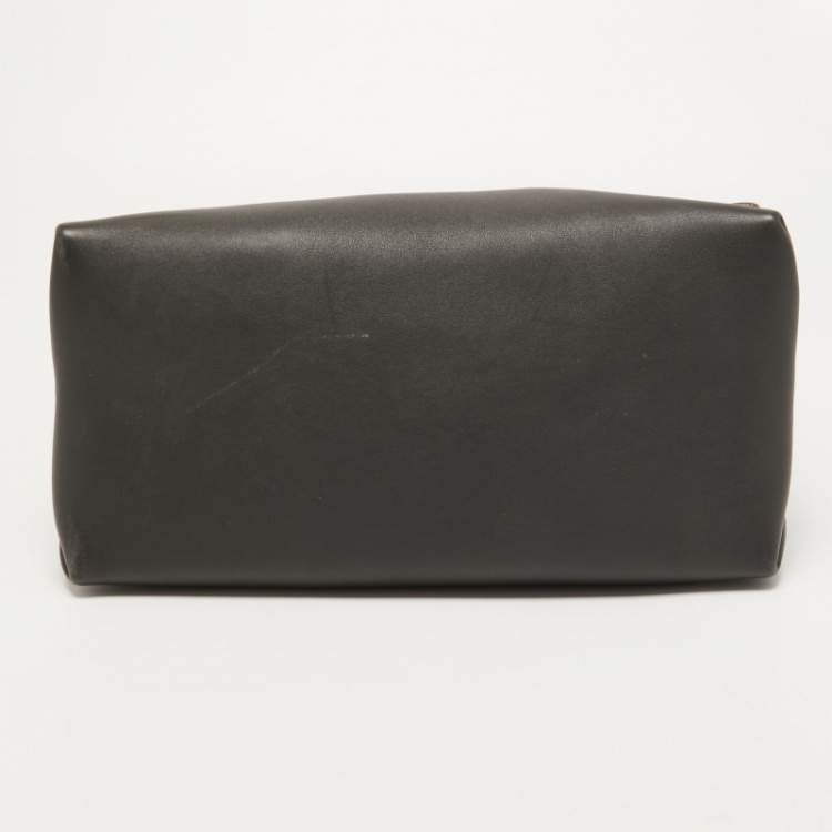 Pre Owned Celine Black/Grey Leather All Soft Shoulder Bag