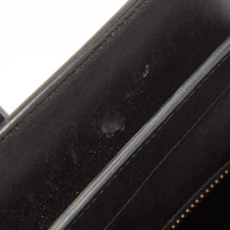 Pre Owned Celine Tricolor Nubuck and Leather Mini Luggage Tote