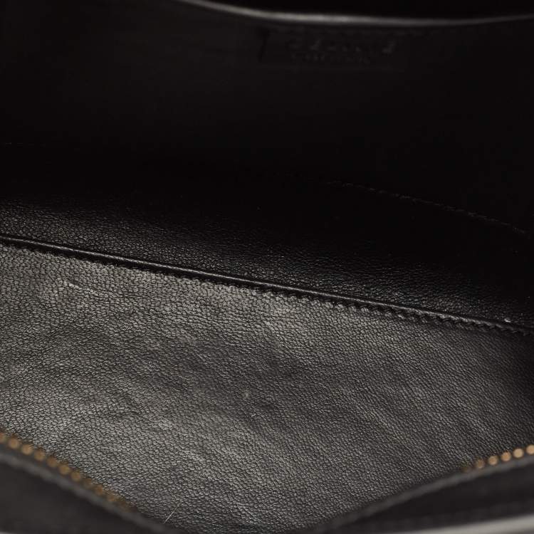 Pre Owned Celine Multicolor Nubuck and Leather Nano Luggage Tote