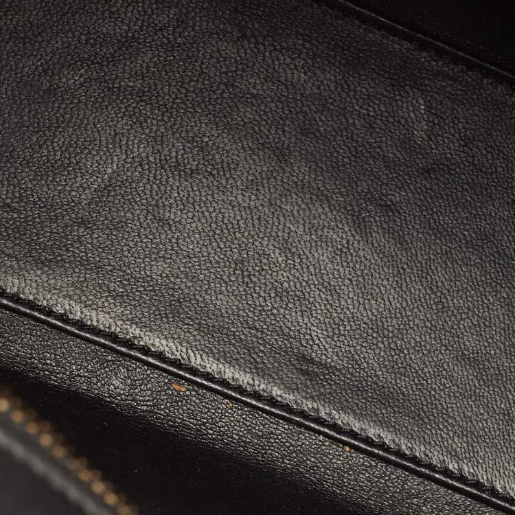 Pre Owned Celine Multicolor Nubuck and Leather Nano Luggage Tote