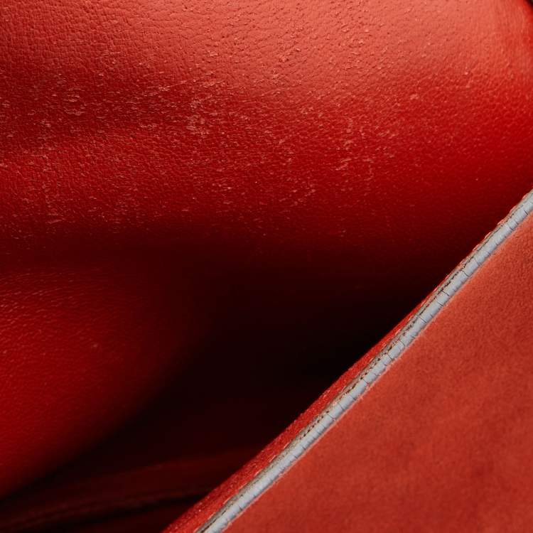 Pre Owned Celine Tricolor Leather And Suede All Soft Shoulder Bag 