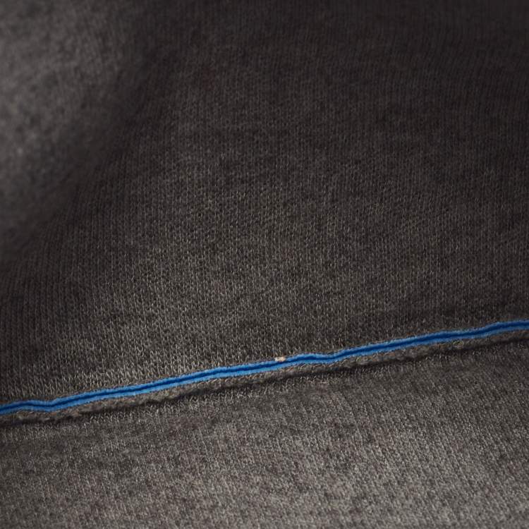 Pre Owned Celine Blue Leather Small Trio Crossbody Bag 