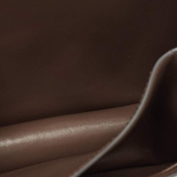 Pre Owned Celine Black/Cream Lizard Medium Classic Box Shoulder Bag