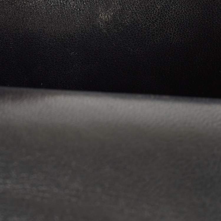 Pre Owned Celine Cream/Black Watersnake Small Trotteur Crossbody Bag