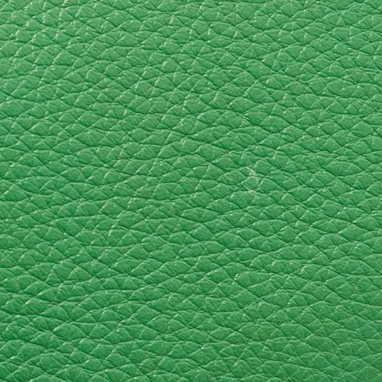 Pre Owned Celine Green Leather Nano Luggage Tote