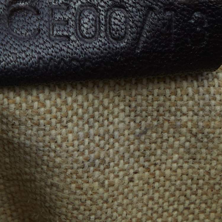 Pre Owned Celine Brown Leather Bucket Bag