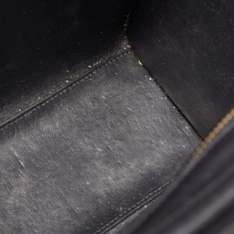 Pre Owned Celine Tri Color Leather Nano Luggage Tote