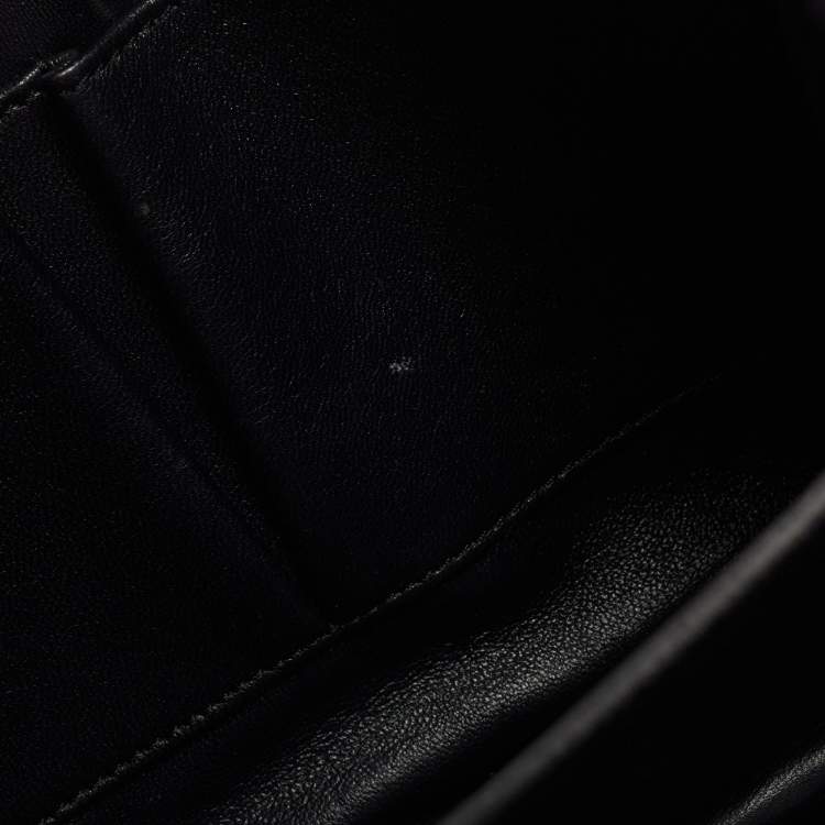 Pre Owned Celine Navy Blue Python Medium Classic Box Shoulder Bag