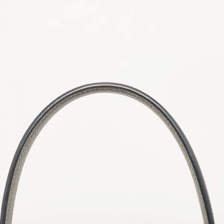 Pre Owned Celine Grey Leather Nano Belt Top Handle Bag