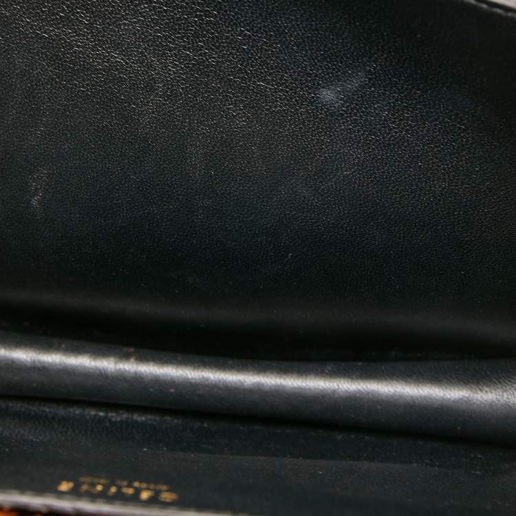 مملوكة مسبقًا Celine Brown Python Medium Classic Box Shoulder Bag