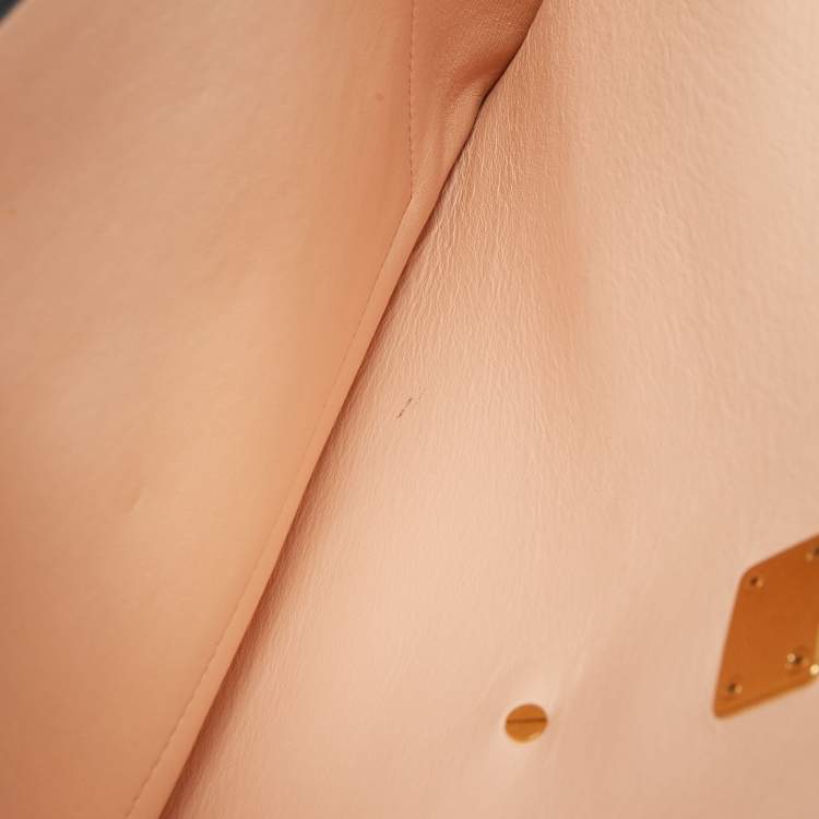 Pre Owned Celine Black Leather Clasp Flap Shoulder Bag