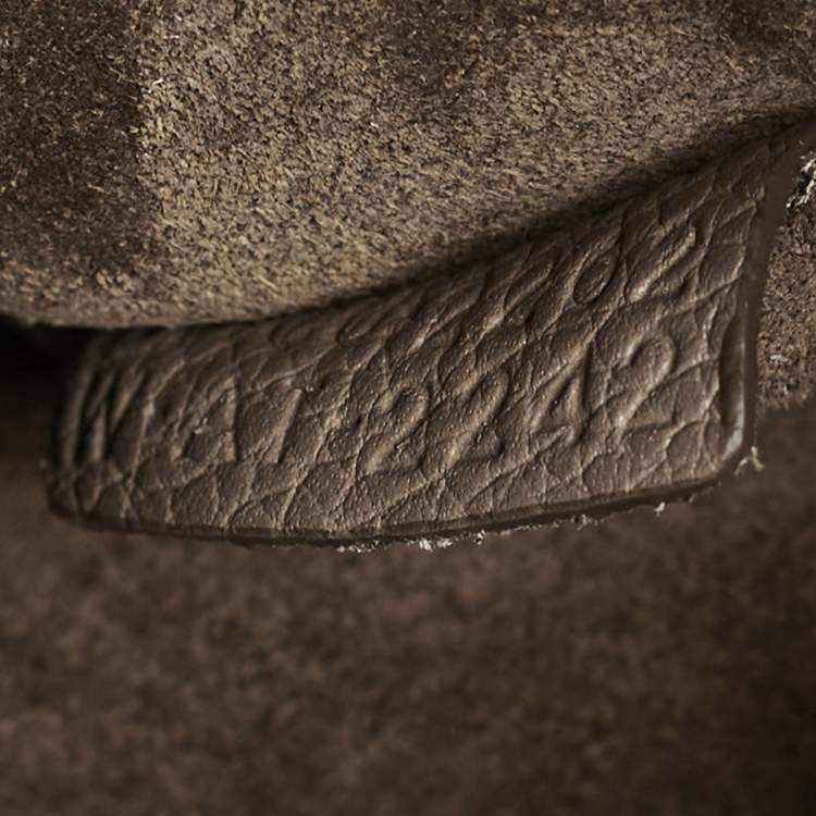 Pre Owned Celine Grey Leather Small Cabas Phantom Tote