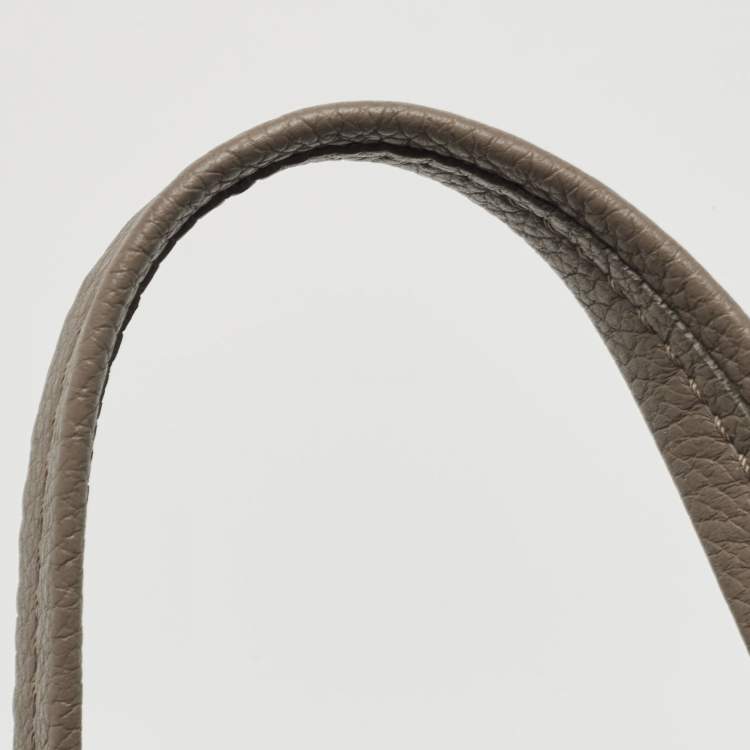 Pre Owned Celine Grey Leather Small Cabas Phantom Tote