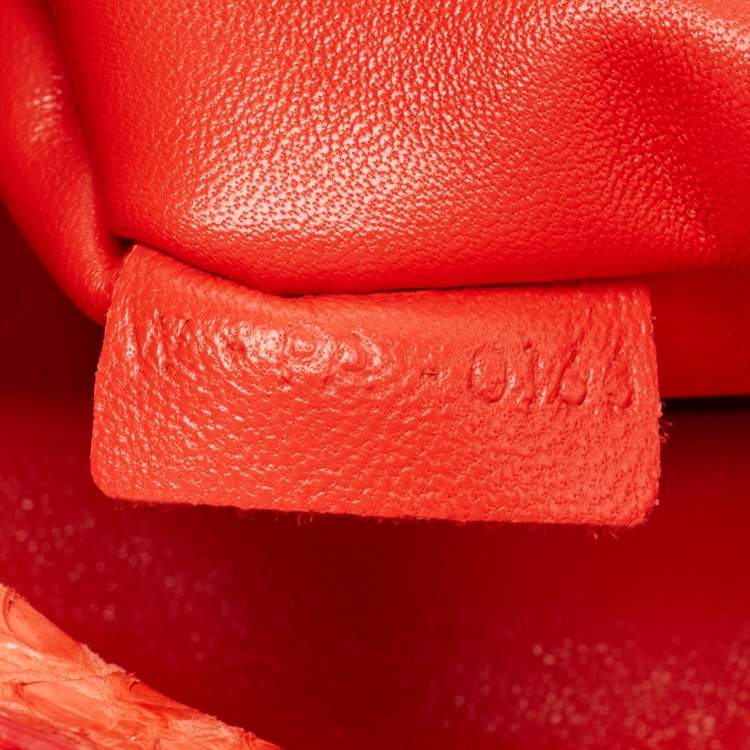 Pre Owned Celine Red Python Medium Phantom Luggage Tote