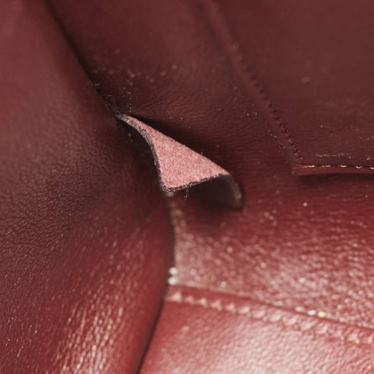 Pre Owned Celine Tricolor Leather Nano Luggage Tote
