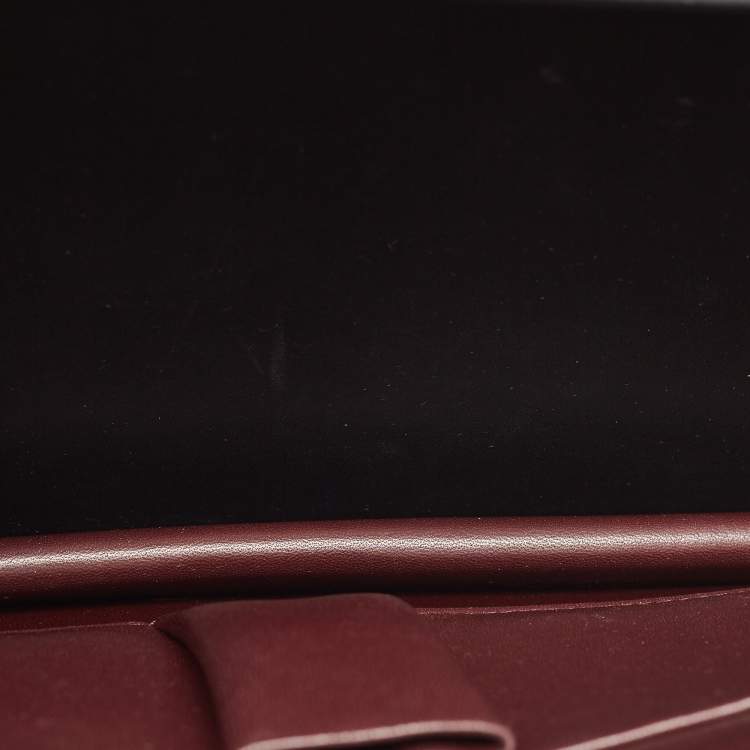 مملوكة مسبقًا Celine Black Leather Medium Case Chain Flap Shoulder Bag