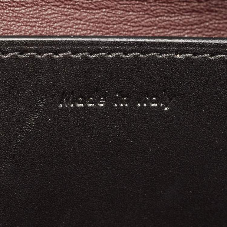 مملوكة مسبقًا Celine Black Leather Medium Case Chain Flap Shoulder Bag