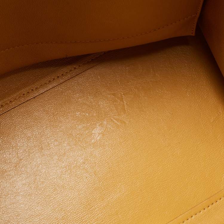 Pre Owned Celine Tricolor Suede and Leather Medium Trapeze Bag