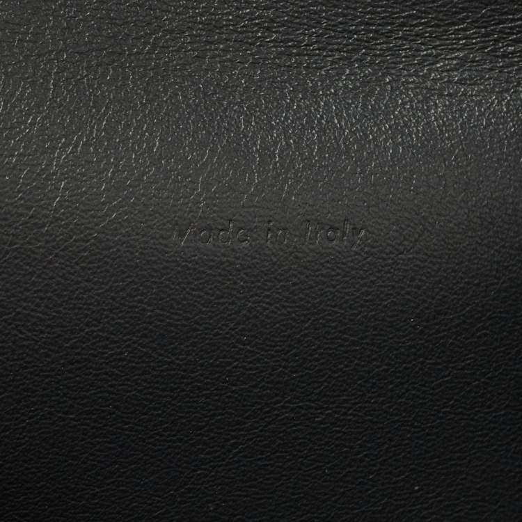 Pre Owned Celine Black/Beige Python, Suede and Leather All Soft Shoulder Bag 