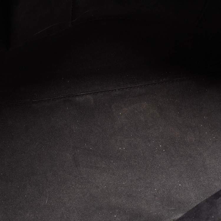 Pre Owned Celine Black Leather Medium Phantom Luggage Tote