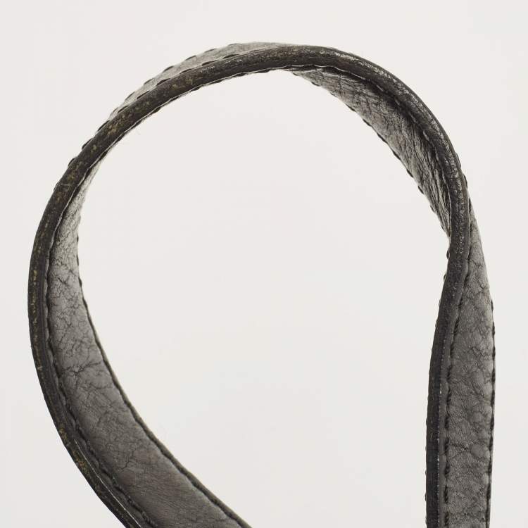 Pre Owned Celine Black Macadam Canvas And Leather Tote