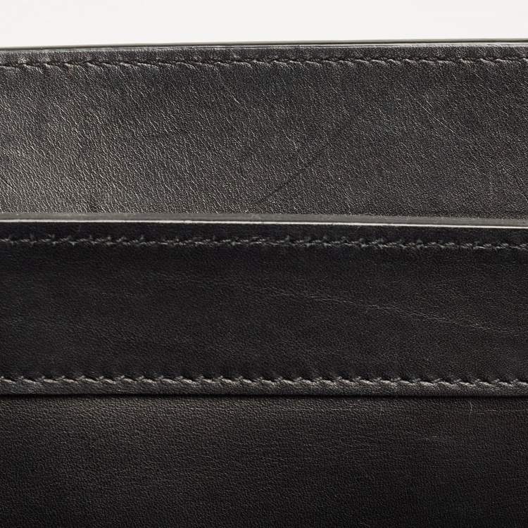 Pre Owned Celine Tricolor Canvas and Leather Mini Luggage Tote