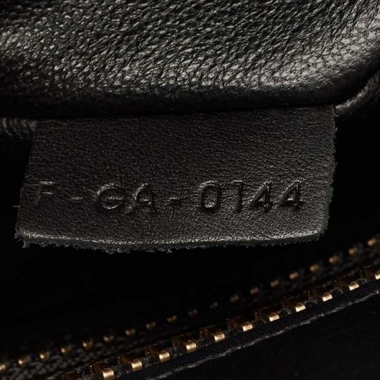 Pre Owned Celine Tricolor Canvas and Leather Mini Luggage Tote