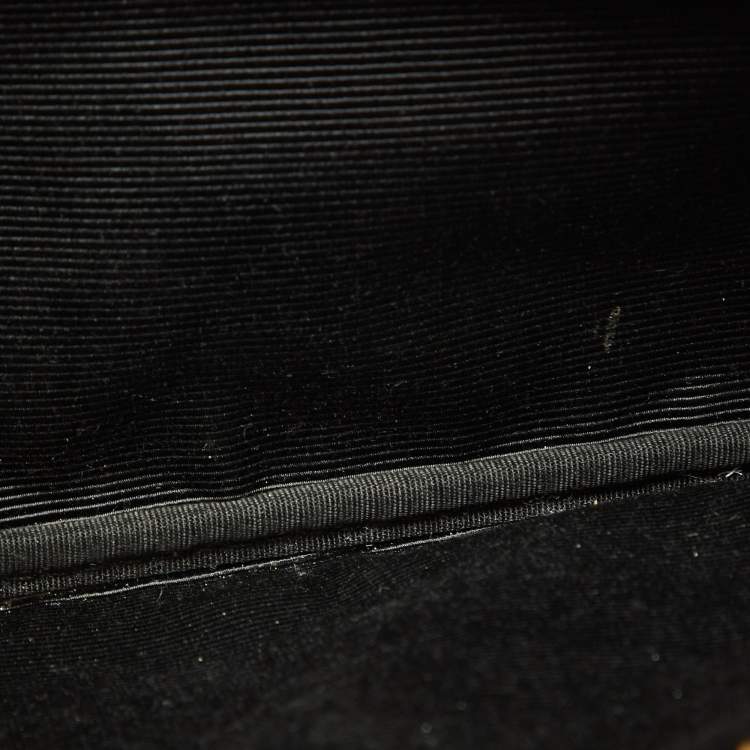 Pre Owned Celine Beige Leather Small Trio Crossbody Bag 