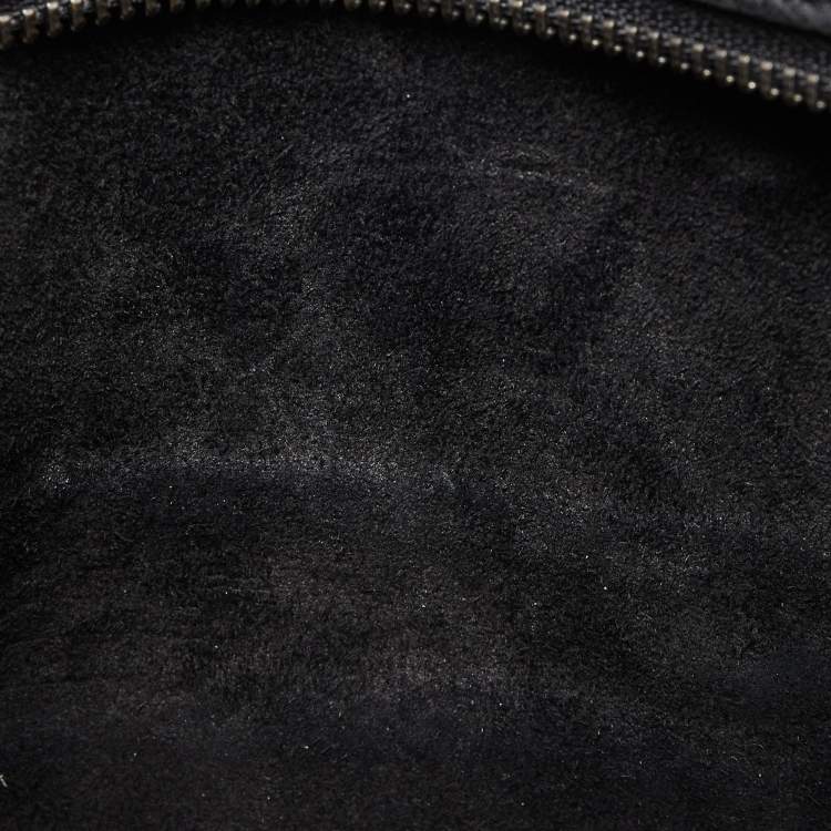 Pre Owned Celine Black Leather Nano Luggage Tote