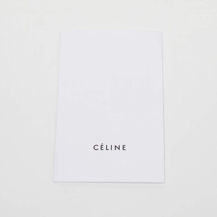 Pre Owned Celine Blue Leather Mini Luggage Tote