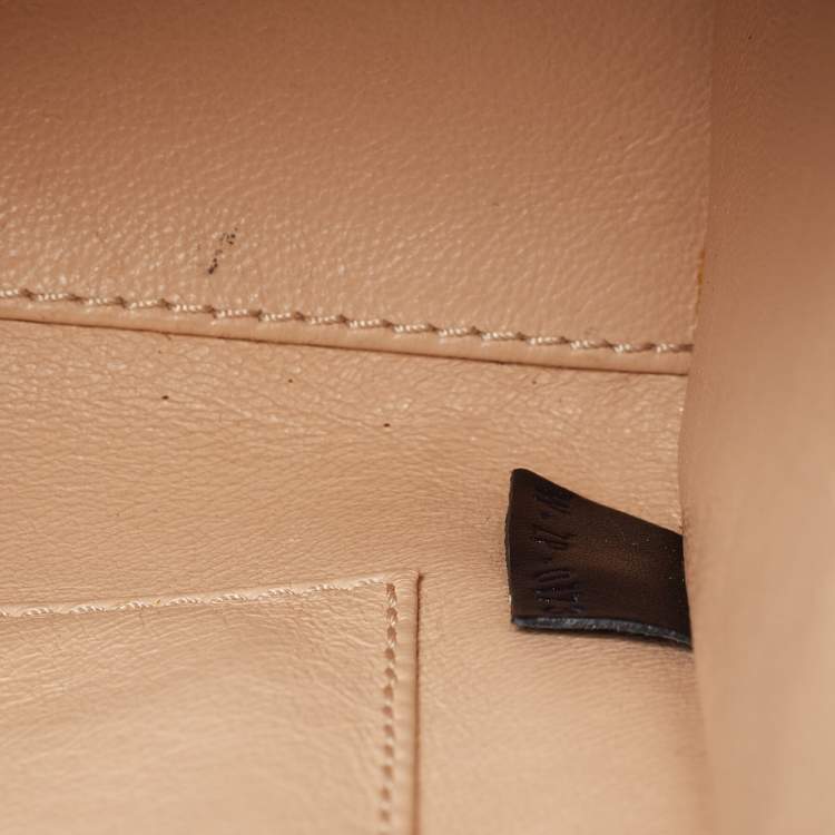Pre Owned Céline Tri Color Leather Nano Luggage Tote